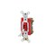Leviton Wall Switch, 1 hp, Locking, 20 A, Red 1221-2RL - alternate 1