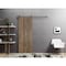 Sartodoors Sliding Barn Door with 6.6ft Hardware, Planum 0010 Walnut, Rail Hangers Sturdy Silver Set, Modern S PLANUM0010BD-S-WLN-18 - alternate 1