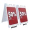 Signmission 50% Off, A-Frame & 2 Decals Installed, Heavy-Duty Plastic Frame SBHD-D-2436-30335 - alternate 4