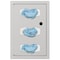 Origin Dispensing Solutions Semi-Recessed-Glove Dispenser-Triple-Steel-Beige SR33X04BG - alternate 1