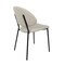 Manhattan Comfort Haven Metal Vegan Leather Side Chair in Stone Gray - Set of 4 DC1536-1 - alternate 7