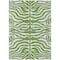 Homeroots 9' X 12' Green And Ivory Animal Print Washable Indoor Outdoor Area Rug 600610 - alternate 5