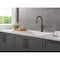 Delta Nicoli Single Handle Pull-Down Kitchen Faucet, 11.06 in, Matte Black 19867LF-BL - alternate 4