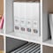 Acrimet Magazine File Holder Vertical Rack, Durable Plastic Desk Organizer, White, 2PK 277.7 - alternate 7