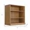 Homeroots 31" Brown Wood Accent Cabinet 691117 - alternate 4