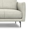 Homeroots 81" Gray Leather Sofa With Black Legs 640991 - alternate 5