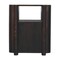 Homeroots 23" Brown Solid Wood Two Drawer Nightstand 701728 - alternate 7