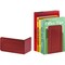Acrimet Steel Metal Bookends for Shelves, Heavy Duty, for Large books, Red, 2PK 292.8 - alternate 5
