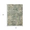 Homeroots 10' X 14' Artichoke Green And Teal Blue Abstract Washable Indoor Outdoor Area Rug 630524 - alternate 4
