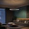 Jonathan Y Brice 35" Modern Contemporary Metal Round Dimmable Integrated LED Pendant, Beige JYL7220H - alternate 7