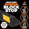 Xpose Safety Parking Block, Rubber, 2 in Height, 22 in Length, Yellow/Black, Half Pallet (50 PK) PBSY-2-50-X - alternate 5