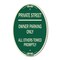 Signmission Private Street Owner Parking Only All Others , 12 In X 18 In Architectural, Heavy Gauge Aluminum A-OV-G-1218-23239 - alternate 1