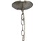 Homeroots Nickel Candle Style Metal Ceiling Light With Nickel Shades 651668 - alternate 3