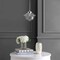 Jonathan Y Kurtz 9.5" Adjustable Drop Metal/Glass LED Pendant, Chrome JYL3517B - alternate 7
