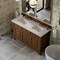 James Martin Vanities Brookfield 60'' D Vanity, Honey Oak w/ Jasmine Pearl Silestone Top w/FreePower Wireless Charger 547-V60D-HNO-FEJP - alternate 6