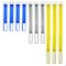 Grizzly Supply Cinch Strap, 5, 8, 12 in L, 0.75 in W, Hook and Loop Closure, Reusable, Blue, Gray, Yellow, 10PK GS-HLCS5x8x12 - alternate 1