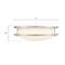 Westinghouse Lauderdale 11in 23W LED Indoor Flush Mount, Color Temp Select, Brushed Nickel, Frosted Acrylic 6136000 - alternate 6