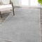 Jonathan Y Haze Solid Low-Pile Light Gray 6 ft. x 9 ft. Area Rug SEU100K-6 - alternate 5
