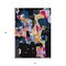 Homeroots 3' X 5' Black Blue And Pink Abstract Washable Indoor Outdoor Area Rug 599538 - alternate 3