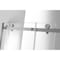 Kingston Brass 60" Acrylic Anti-Skid Alcove Left-Hand Drain Tub with Right Sliding Tub Door, White/Brushed Nickel KVTAM6032L22B8 - alternate 6