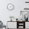 Clockswise 12-inch Non-Ticking Quartz Wall Clock with Thermometer & Hygrometer - Battery Operated QI004747.SI.12 - alternate 4