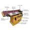 Powermatic OES9138B, Oscillating Edge Sander - 1PH, 230V, 3HP,  PM1-263 - alternate 4
