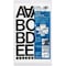 Chartpak Press-On Letters, Vinyl, 2", Black, PK77 01050 - alternate 1