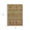 Homeroots 8' X 10' Beige Taupe And Gold Tribal Washable Indoor Outdoor Area Rug 615395 - alternate 6
