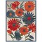 Homeroots 8' X 11' Ivory Blue And Orange Floral Indoor Outdoor Area Rug 548093 - alternate 1
