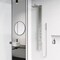 Vigo Sutton 58 in. H x 4 in. W 4-Jet Shower Panel System with Adjustable Square Head and Hand Shower Wand VG08017ST - alternate 4