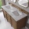 James Martin Vanities Brittany 60" Double Vanity, Pecan w/ 3 CM Carrara Marble Top 655-V60D-PCN-3CAR - alternate 4