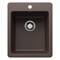 Blanco Bar Sink, 1 bowl, Silgranit, 20.50 in W x 16.75 in L x 8.39 in H 443239 - alternate 1