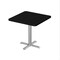 Correll Square Cafe Table, 24 in W, 24 in L, 29 in H, Particleboard Top, Black Granite SXT24S-07-98-09 - alternate 1