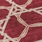 Homeroots 3' X 5' Burgundy And Gold Geometric Washable Indoor Outdoor Area Rug 613470 - alternate 6
