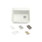 Kohler Riverby 25 undermount single-bowl workstation kitchen sink Dune 5872-5UPC-NY - alternate 2