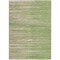 Homeroots 9' X 12' Green Beige And Ivory Striped Washable Indoor Outdoor Area Rug 597239 - alternate 6