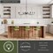 Vaxcel Annabelle 8-Light Farmhouse Candle-Style Chandelier, Matte Black, 42-In. Wide H0321 - alternate 5