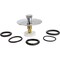 Keeney Mfg 5/16'' or 3/8'' Bathtub Drain Stopper with Polished Chrome Finish K826-36PC - alternate 1