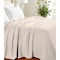 Homeroots King Ivory Cotton Woven Chevron Blanket 549248 - alternate 4