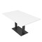 Skutchi Designs Rectangle Conference Table With Power Unit, 36 in W, 60 in L, White HAR-REC-36X60-DOU.BK-W960-NA - alternate 1