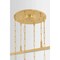 Corbett Lighting Cortina 3 Light Chandelier in Vintage Brass Finish 550-72-VB - alternate 3