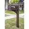 Architectural Mailboxes Northpointe Venetian Bronze, Large, Steel, Post Mount Mailbox NM160VAM - alternate 3
