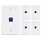 Newhouse Hardware White 1-Gang Ethernet Wall Plate, 5PK CAT6WP-WH-05 - alternate 1
