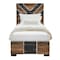 Global Furniture Usa Modern Optimus Brown/Black Full Bed OPTIMUS-BRWN/BLK-FB - alternate 1