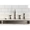 Kingston Brass Double-Handle Widespread Kitchen Faucet with Brass Sprayer, Polished Nickel KB1796BEXBS - alternate 4