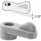 Prime-Line 1/16'' Gray Swivel Plastic Screen Clips with Screws, 12 Count PL7739 - alternate 1