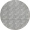 Homeroots 8' Gray And Ivory Round Geometric Washable Indoor Outdoor Area Rug 595003 - alternate 5
