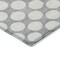Homeroots 5' X 8' Gray And Silver Polka Dot Washable Indoor Outdoor Area Rug 595230 - alternate 5