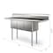 Koolmore 75 in. Three Compartment Sink, Bowl Size 15x15x14, 18 Gauge Stainless-Steel with 2 Drainboards KM-SC151514-15B3 - alternate 3