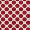 Homeroots 5' X 8' Red And Ivory Polka Dot Washable Indoor Outdoor Area Rug 614936 - alternate 5